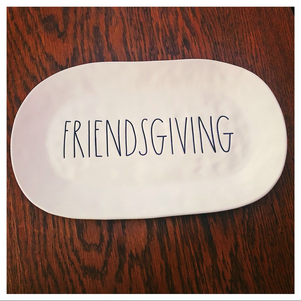 New Rae Dunn Friendsgiving Platter Plate